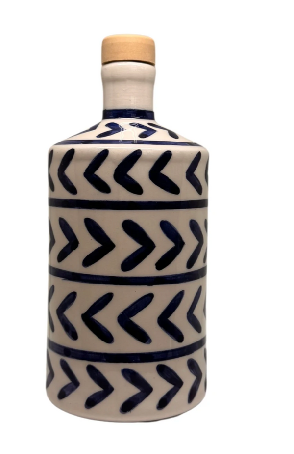 Artisan Crafted Ceramic Awn Bottle And Vessel
