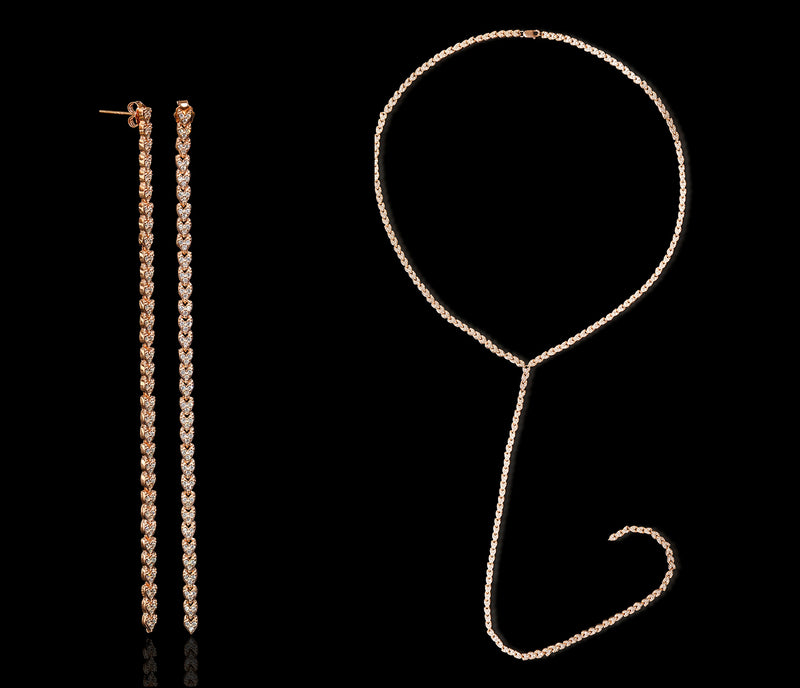 Crystal Line Necklace