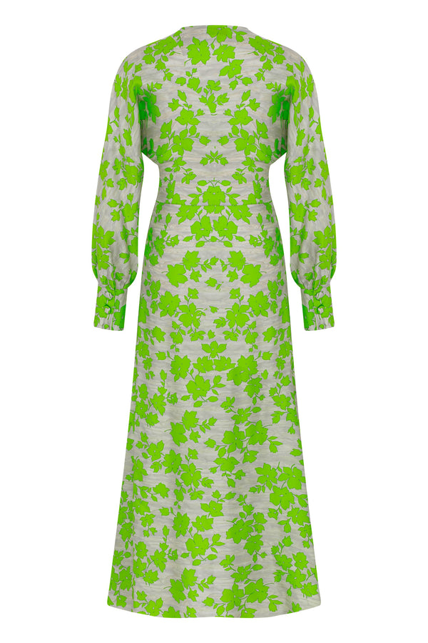 HEMERA® VERDANT PURE SILK KIMONO DRESSES