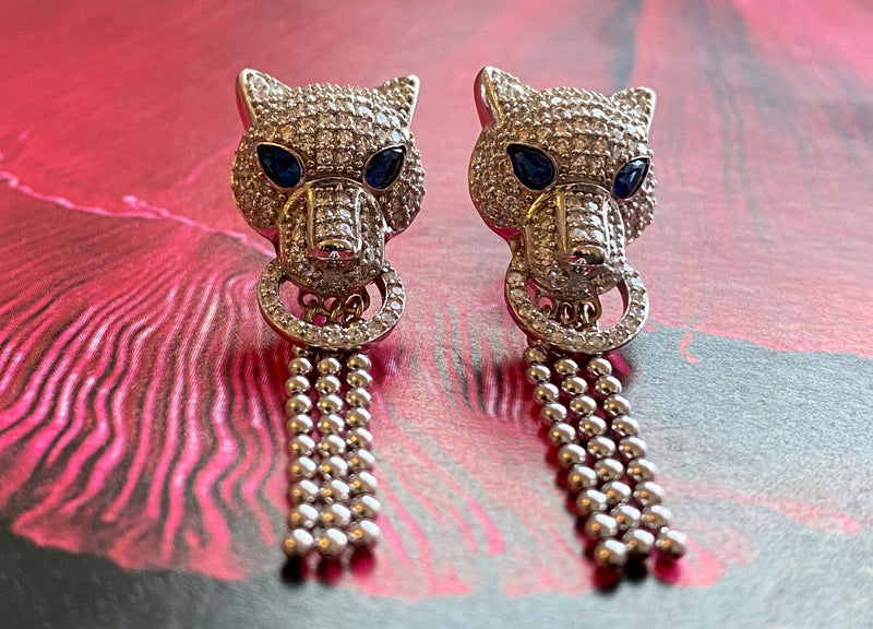 Panthere Swarovski Earrings