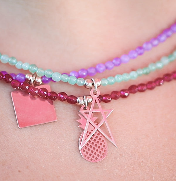 Sun Bead Necklace