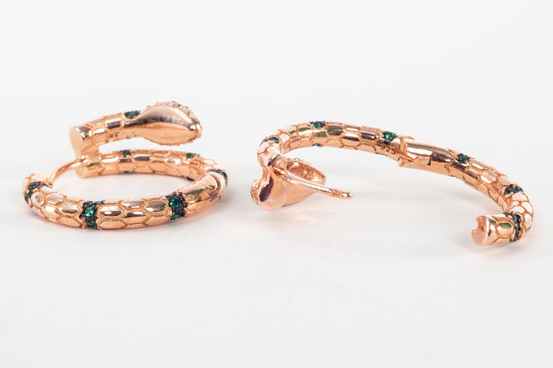 Snake Crystal Earring