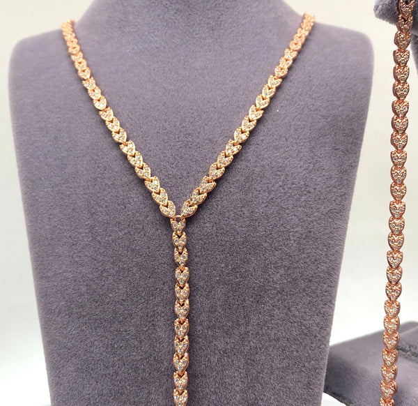 Crystal Line Necklace